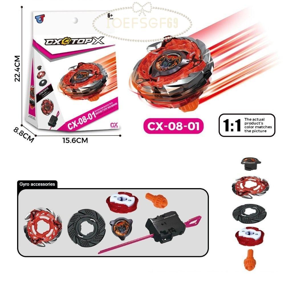 IOEFSGF69 Beyblade X Battle Gyro, CX-08-01 Alloy Beys, Spinning Toy Hellhound Flame W 5-80WB Battle 
