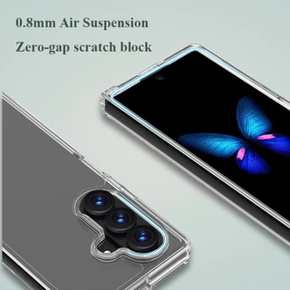 Lereach Crystal Clear เคสโทรศัพท์สําหรับ Samsung Galaxy Z Fold 8 Ultrta / Flip 8 / Fold 7 Fold 6 / Flip 6 7 FE - กันกระแทกบางเฉียบ | Anti-Scratch