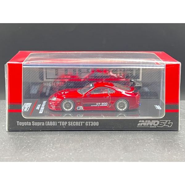 INNO64 TOYOTA SUPRA (A80) "TOP SECRET" Red