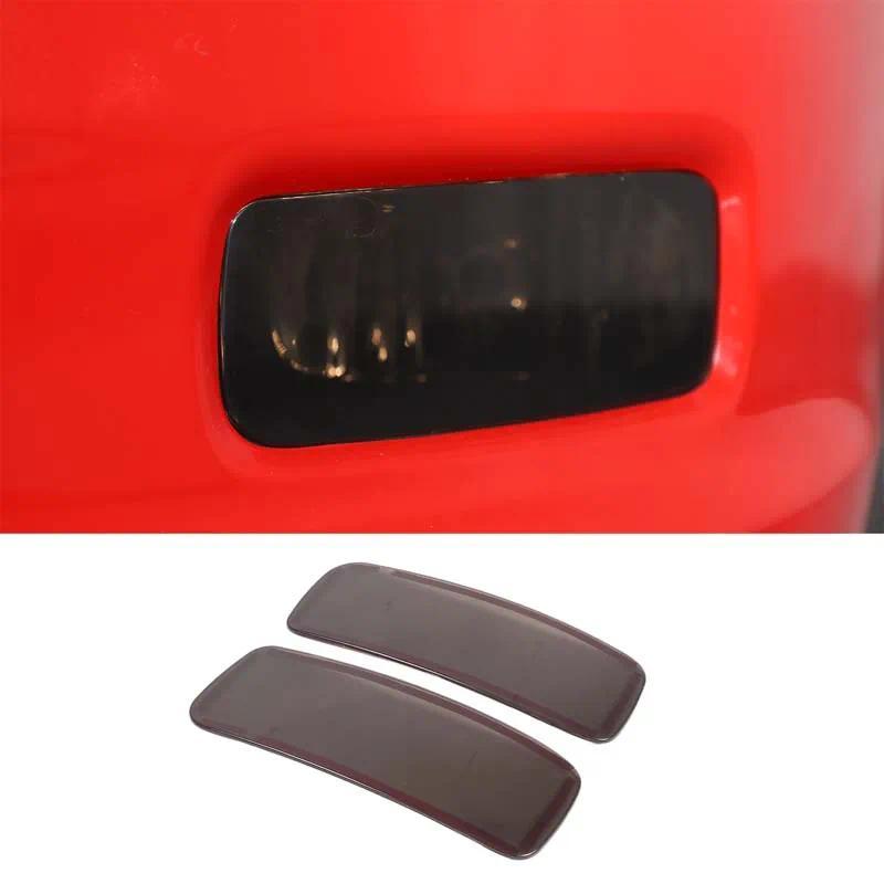 สําหรับ 2005-2013 Chevrolet Corvette C6 ABS สีดํารถด้านหน้าหมอกป้องกันสติกเกอร์รถอุปกรณ์ตกแต่งภายนอก