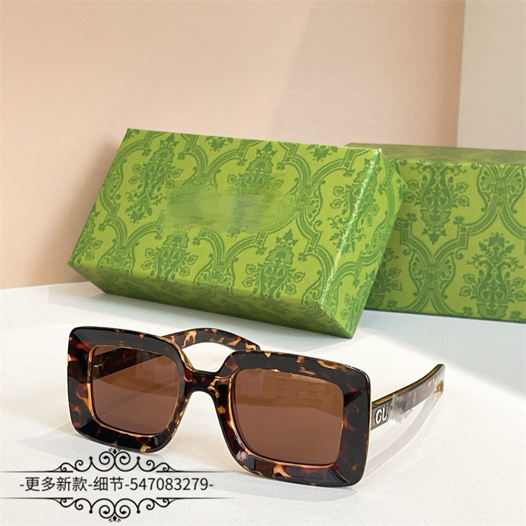 BI79 GUGG# Square Frame Sunglasses for Women, Stylish Fashionable Acetate Sunglasses for Men gg1718