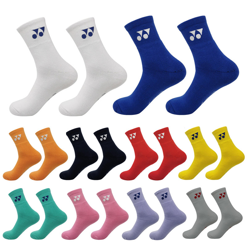 YY Men's and Women's Badminton Socks Cotton Nylon Socks Comfortable for Outdoor Running Training