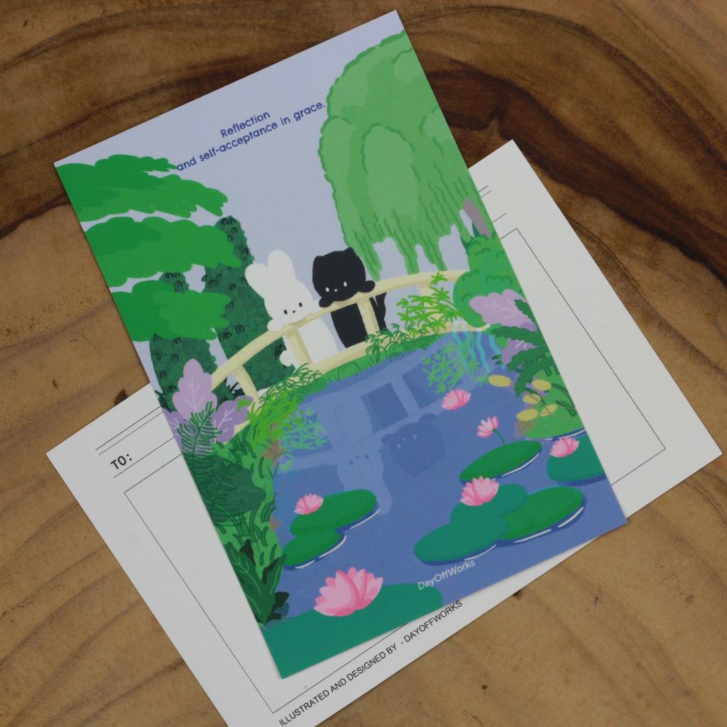 การสะท้อนโปสการ์ด DOW