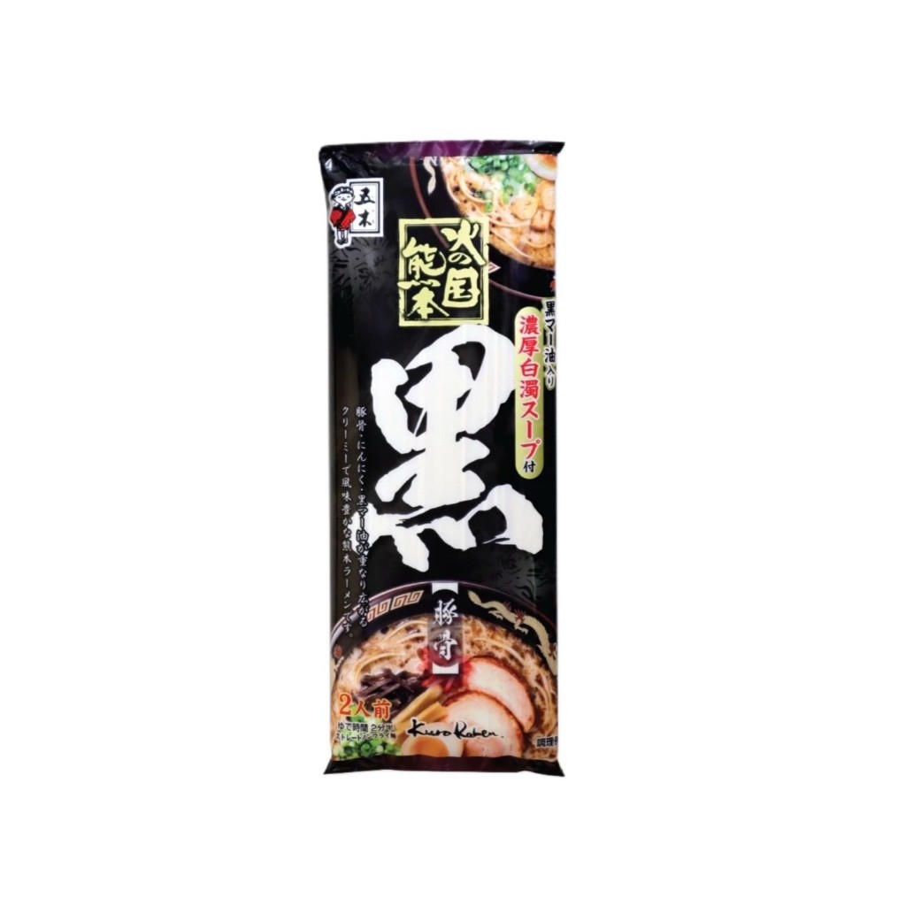 ถูกที่สุด Itsuki Kumamoto Black Tonkotsu Ramen 244g.ราเม็งรสซุปกระดูกหมูพริกไทยดำ