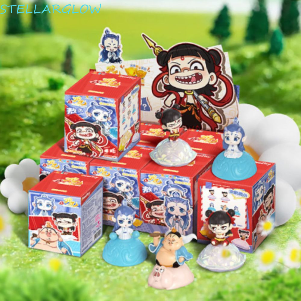 STELLARG NeZha2 ของเล่น, Ao Bing Ao Guang NeZha2 Action Figure, ตุ๊กตาเครื่องประดับรูปปั้น PVC ตุ๊กต