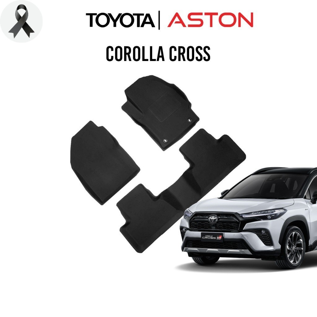 [ถูกที่สุด ครบชุด] COROLLA CROSS พรมปูพื้นรถยนต์ ASTON พรมรถยนต์เข้ารูป สำหรับรุ่น Toyota COROLLA CR