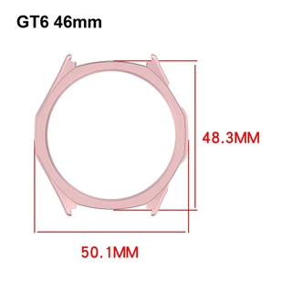 PC Hollow สําหรับ Huawei นาฬิกา GT 6 pro 46 มม.ไม่มีป้องกันหน้าจอกรณี GT6 46 มม.GT5 Fit4 ฝาครอบ Hard เปลือกป้องกัน