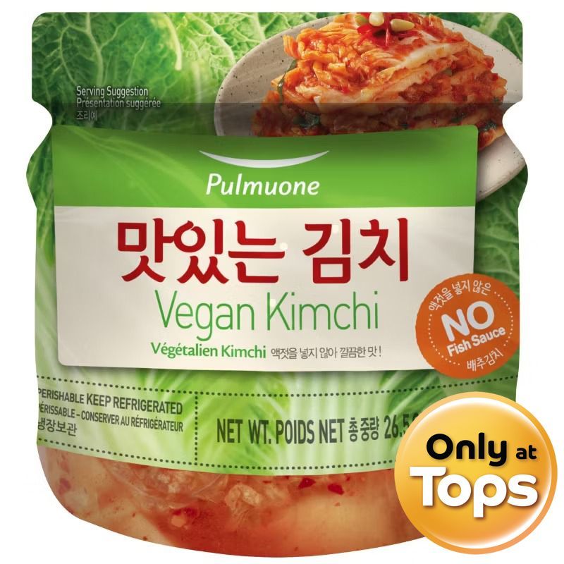 พูลมูวอนกิมจิมังสวิรัติ 750กรัม Pulmuone Vegan Kimchi 750g. [หมายเลขบาร์โค้ด 8801114144992]