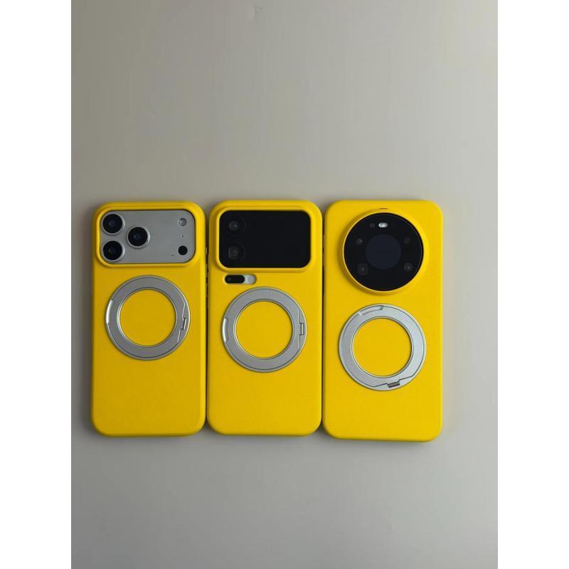 วงเล็บแม่เหล็กทรายหินสีเหลืองสดใสเหมาะสําหรับ Mi 17promax เคสโทรศัพท์ x300prok90promax สินค้าเฉพาะจุ