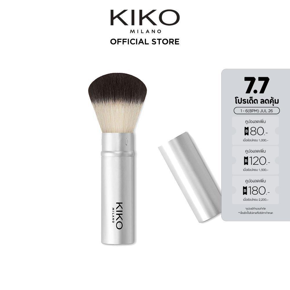 KIKO MILANO Smart Allover Powder Brush 104 สมาร์ท ออลโอเวอร์ พาวเดอร์ บลัช 104 (แปรงปัดแป้ง ปัดแก้ม แปรงแต่งหน้า)