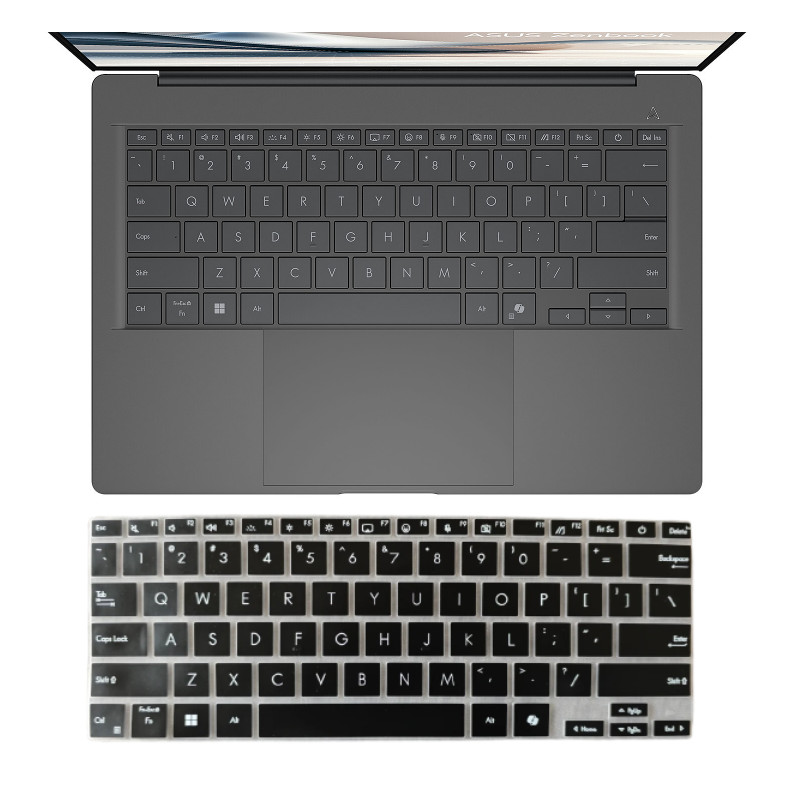 สําหรับ 2025 ASUS Zenbook A14 OLED 2025 UX3407 UX3407Q UX3407QA UX 3407QA 14 นิ้วซิลิโคนแล็ปท็อปแป้น