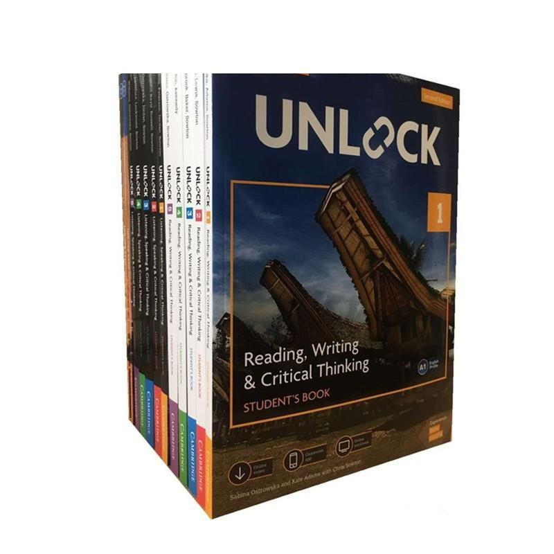 JJYJJCambridge Unlock 2nd Edition Level Foundation/1/2/3/4/5 นักเรียนเด็กฟังและพูด/อ่านและทักษะการเข