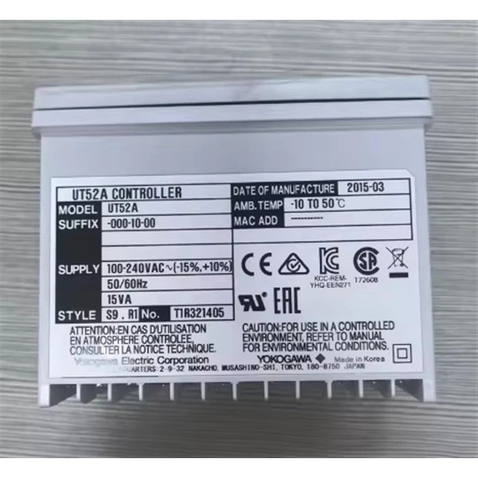 พร้อมส่ง Yokogawa UT52A Advanced Indicating Temperature Controller Digital LCD IP66 Rated USB การสื่