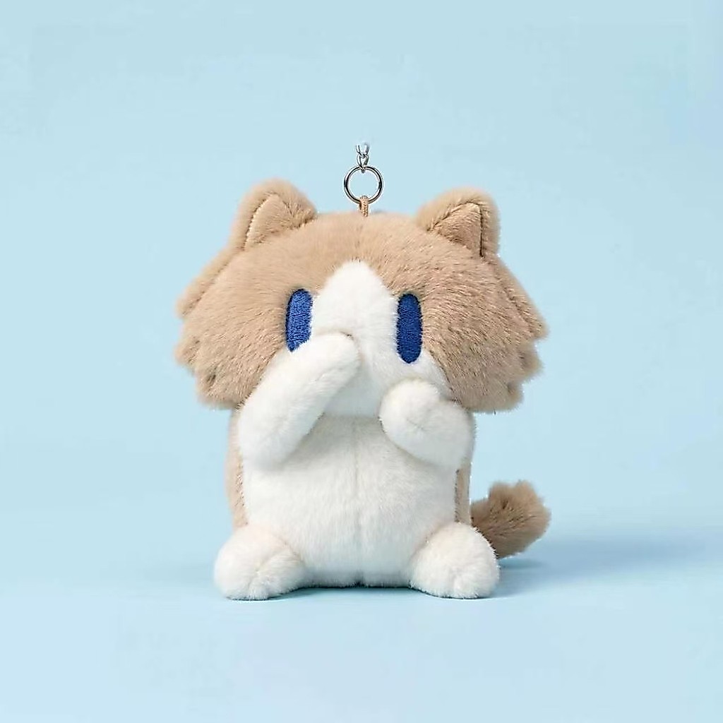 Cool ตุ๊กตาแมวดําตุ๊กตาของเล่นพวงกุญแจกระเป๋าจี้ Charms พวงกุญแจรถอุปกรณ์เสริมสําหรับผู้หญิงคู่ Kawaii ของขวัญ