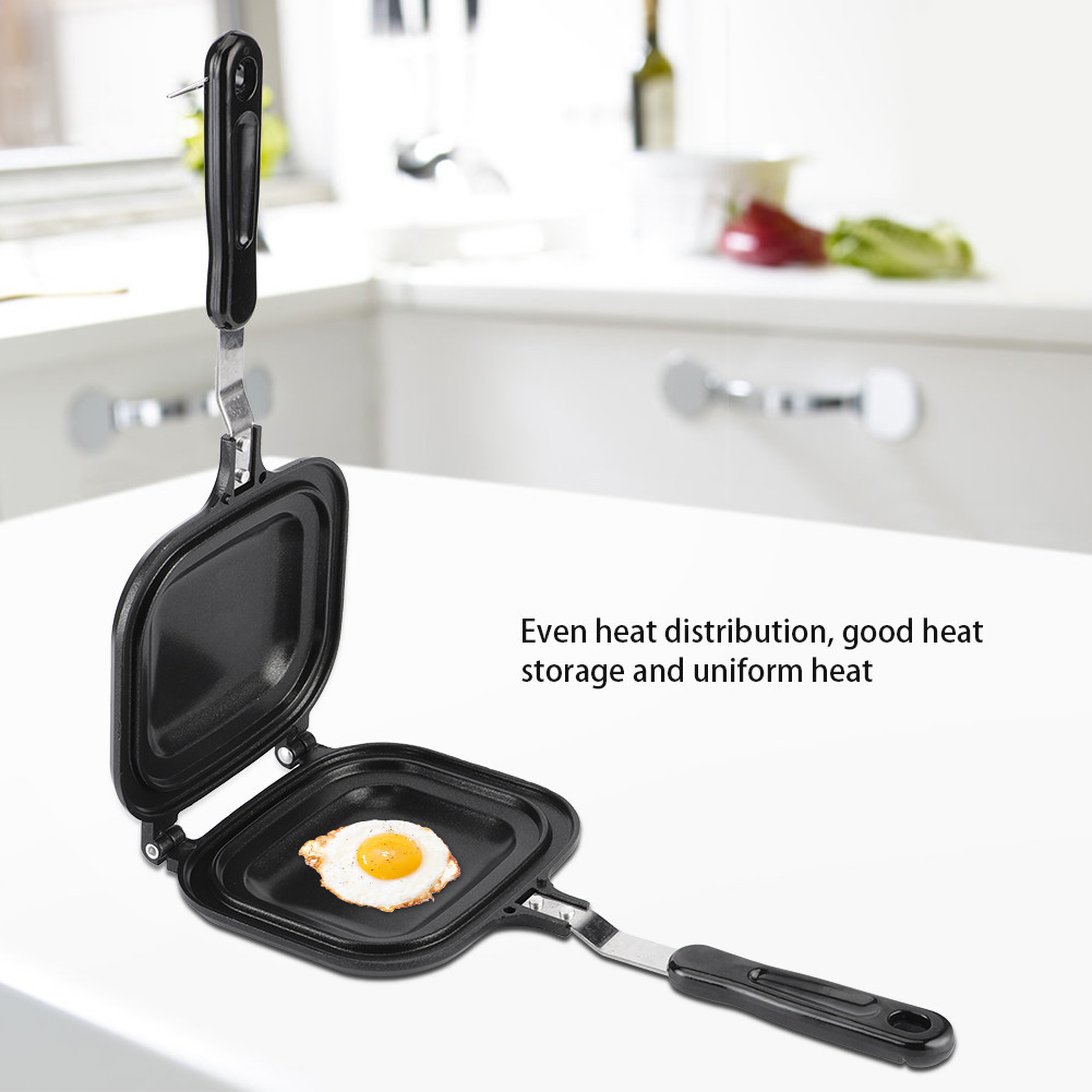 Onebuycart Sandwich Press Panini มัลติฟังก์ชั่นอลูมิเนียมไม่ติดสําหรับทอดไข่