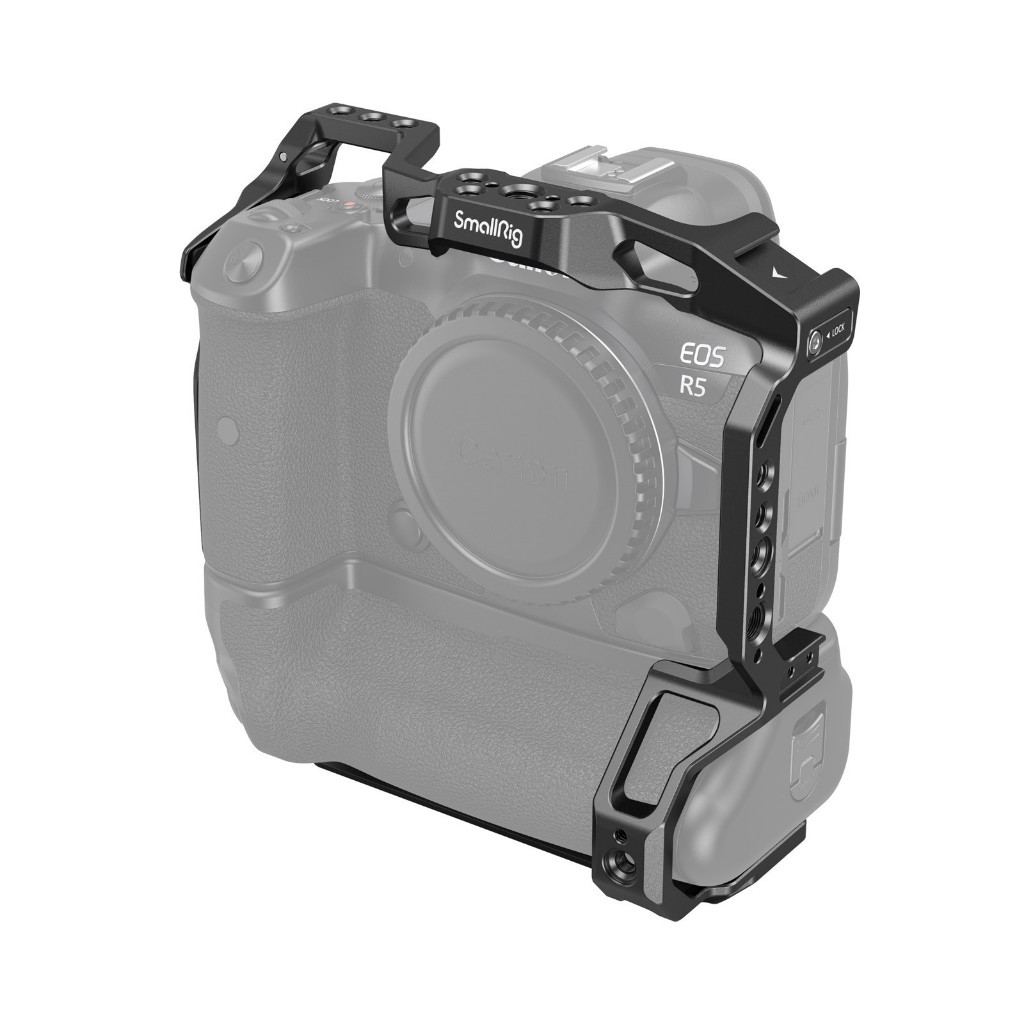 SmallRig 3464B Full Camera Cage for Canon EOS R5 / R5 C / R6 / R6 Mark II พร้อม BG-R10 Battery Grip