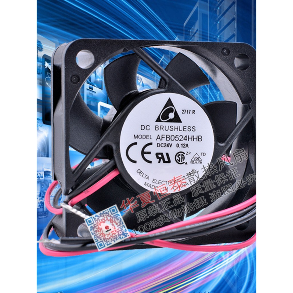 Original Delta AFB0524HHB/MB/HB/HHD/VHD/HD 24V 5 ซม.อินเวอร์เตอร์พัดลมระบายความร้อน