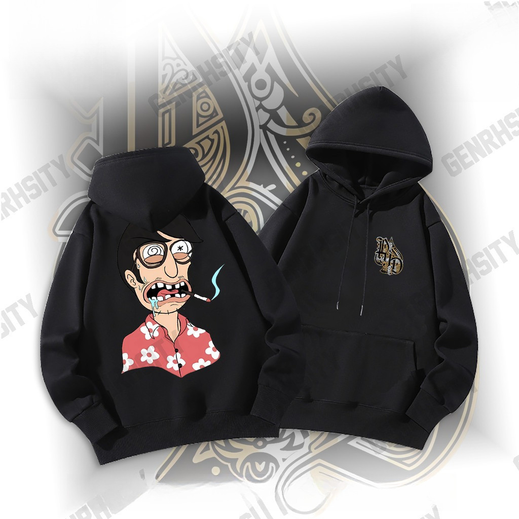 เสื้อฮู้ด P9d มีฮู้ด ผ้าฝ้าย พิมพ์ลายนักร้อง Rapper hoodie y2k ฮู้ดแขนยาว ไซซ์ M-3xl พร้อมส่ง