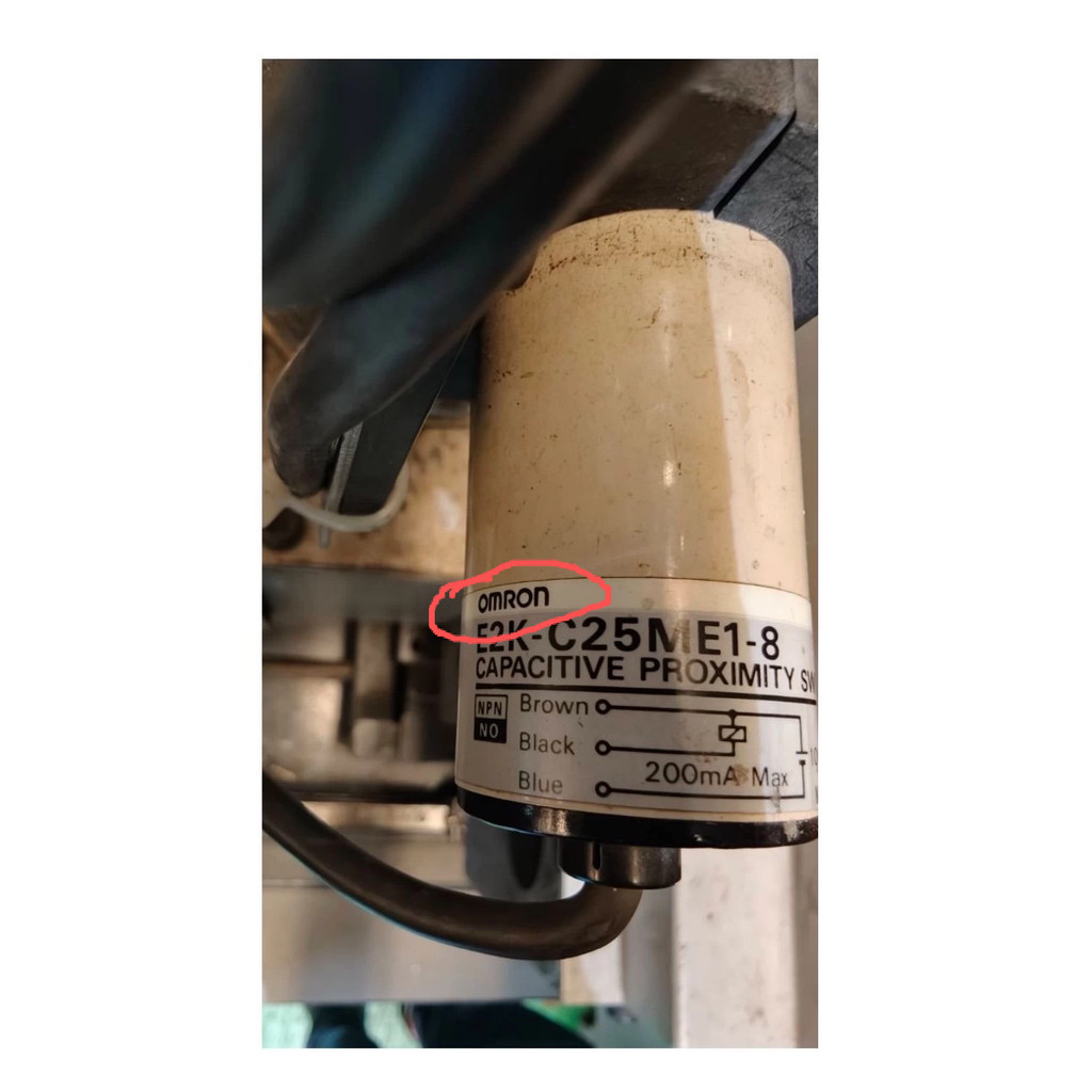 E2K-C25ME1-8 พร้อมเซ็นเซอร์ใหม่เอี่ยมแบบเส้น 5 ม