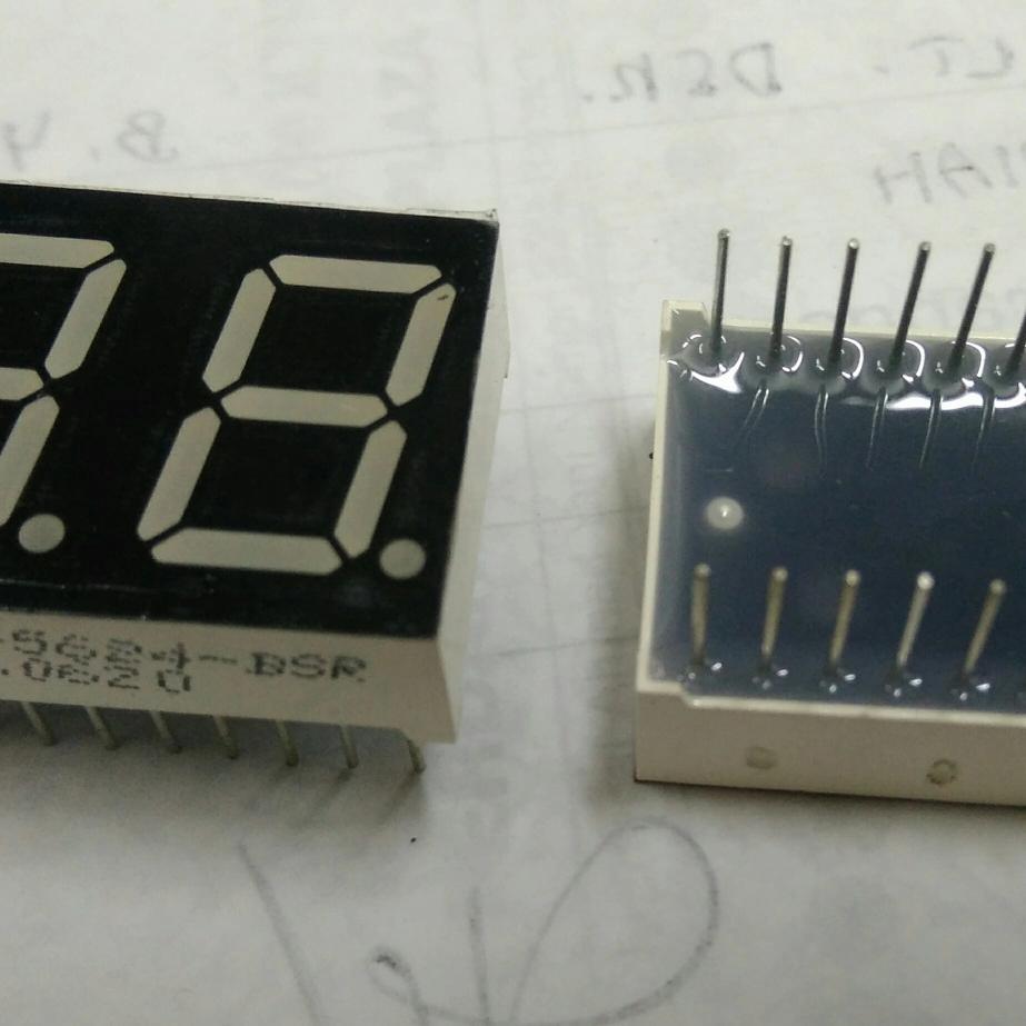 LED 7 Segment 2 หลัก 0.56 Comon Anode 2 หลัก Segment [Alfa]