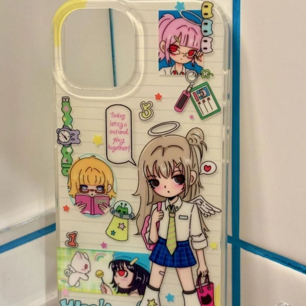 IMDY2Kสาวเคสโทรศัพท์เหมาะสําหรับiPhone11 12 13 14 15 16 17 12Pro Max 13 Pro Max 12 Pro 14plus 15 Pro