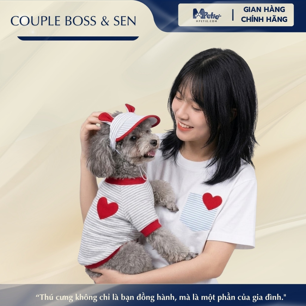 [BOSS COUPLE - พร้อมหมวกและดอกบัว] COUPLE BOSS SHIRT - ผู้หญิง M PETIE 4-WAY STRETCH, สะดวกสบายอย่าง