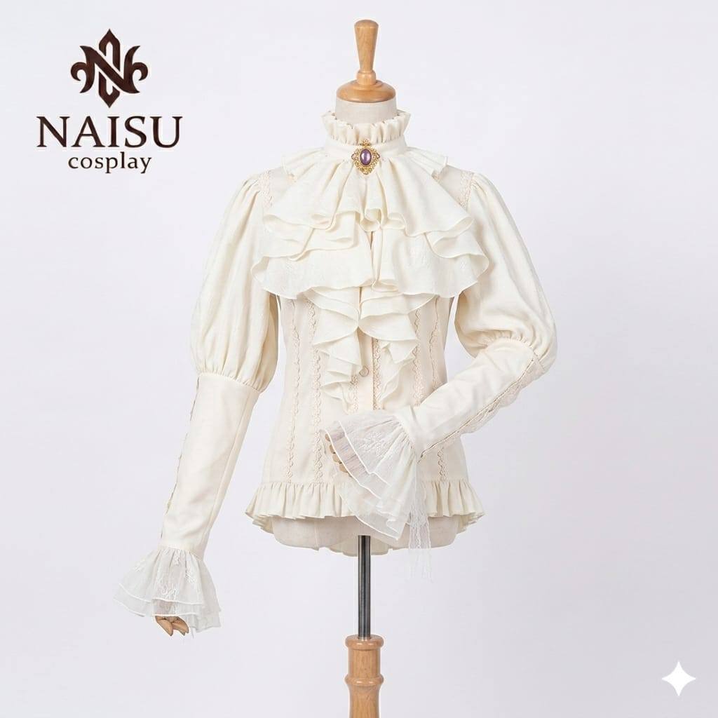 KATUN KEMEJA Naisu เสื้อเชิ้ตโลลิต้าผ้าฝ้ายแขนยาวนัวเนียผู้หญิง MF833