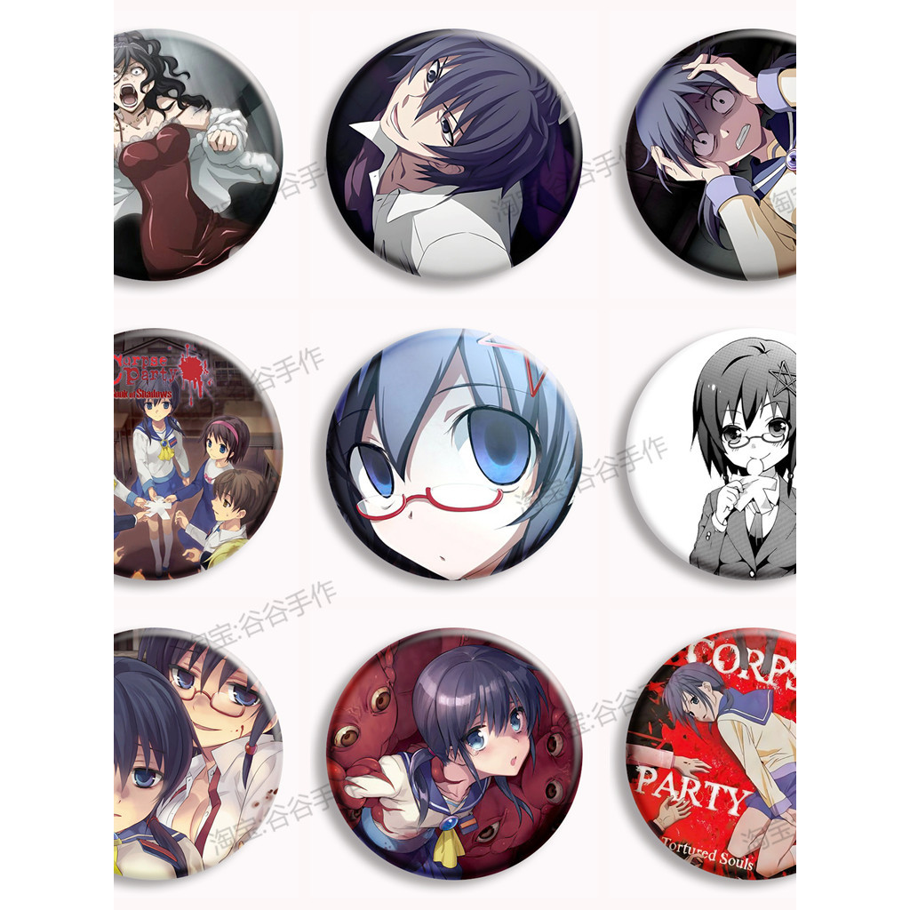 ยอดนิยม Corpse Party Bar Hawk Naomi Naomi Naomi Corpse 1 เกม Merchandise Badge เข็มกลัดของขวัญเพื่อน