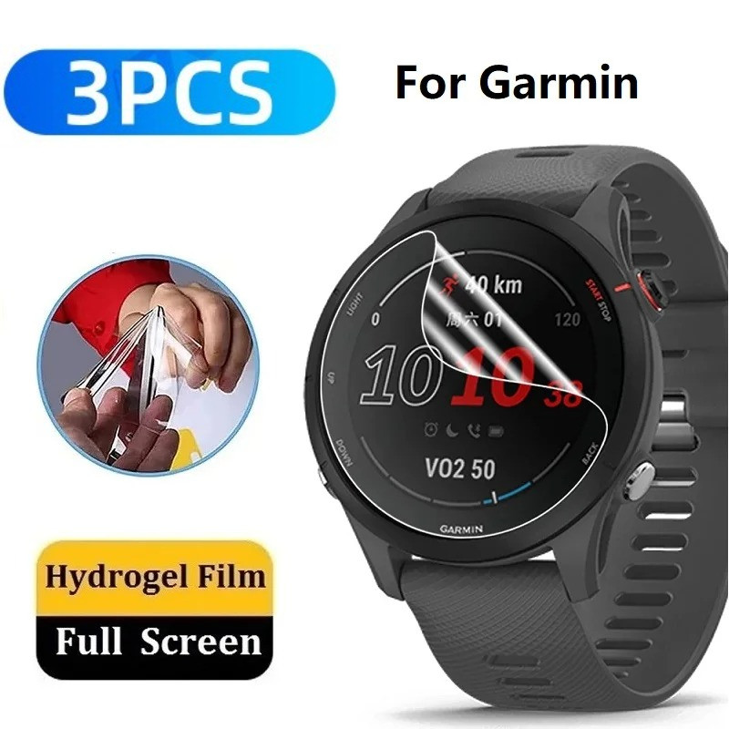 3PCS HD Soft Hydrogel Film Anti-Fingerprints Soft Film สําหรับผู้เบิกทาง Garmin 965 955 945 933 745 