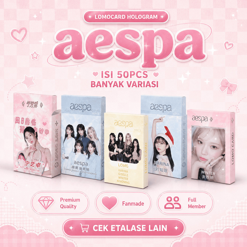 3 SPA GRUP GRUP HOLOGRAM LOMOCARD GLITTER KPOP RANDOM | การ์ด LOMO ภาพถ่าย KPOP FANMADE UN0/F!C14L K