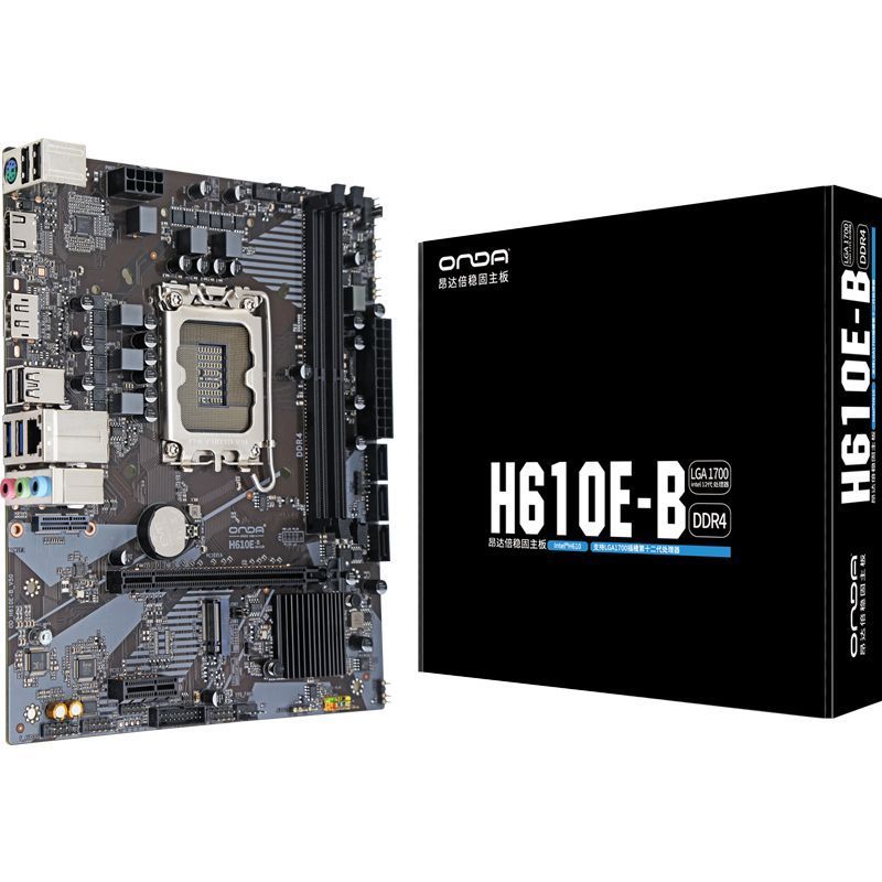 Onda H610E-B/-W เมนบอร์ด LGA1700 รองรับ 12/13/14 รุ่น I3/I5 เมนบอร์ดคอมพิวเตอร์เดสก์ท็อป