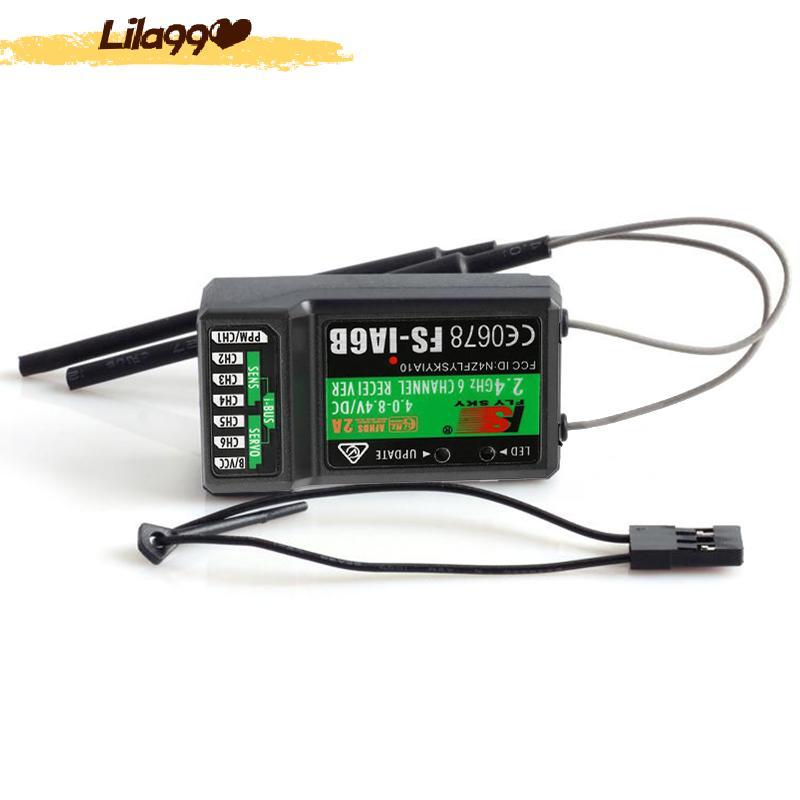 ตัวรับสัญญาณ FS-iA6B PPM เอาต์พุตพร้อม ibus Interface โมเดลเครื่องบินควบคุมระยะไกลสำหรับ I6 I6S เครื