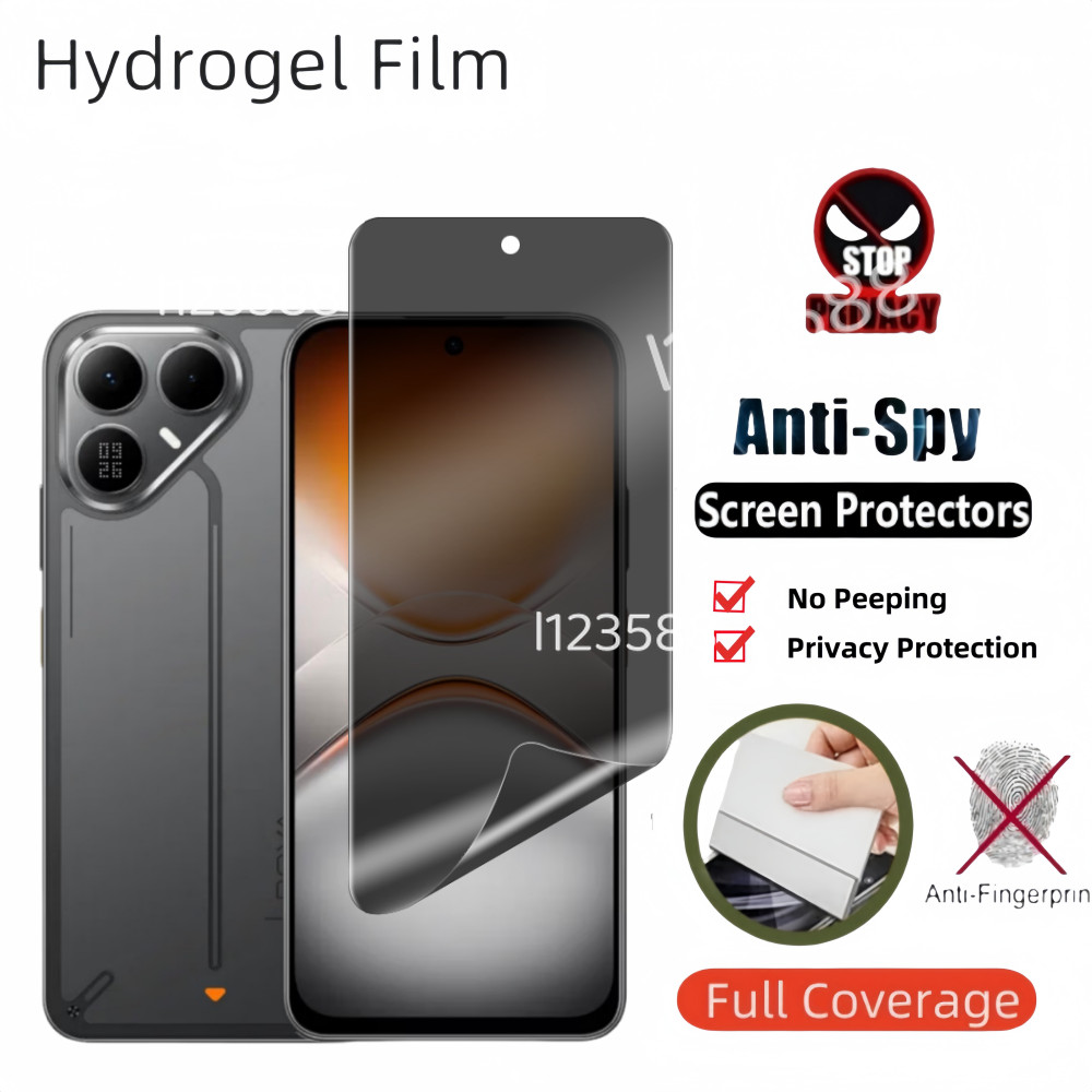 สําหรับ Tecno Pova 8 5G 2026 ความเป็นส่วนตัว Anti Spy ด้านหน้าสําหรับ Tecno Pova 8 7 Pro Ultra Pova8