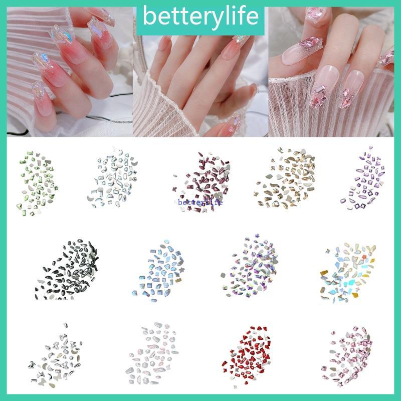 BTF 100 ชิ้น Flatback เพชรเครื่องประดับเล็บ Rhinestones ตกแต่งเล็บ Charm
