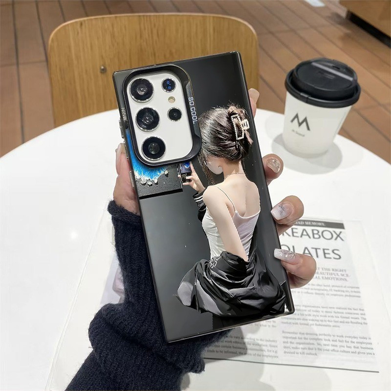 เคสโทรศัพท์อินเทรนด์ Beauty Back View เหมาะสําหรับ Samsung A05S/A135G/S22ULTRA/A555G/S24FE/S25ULTRA/