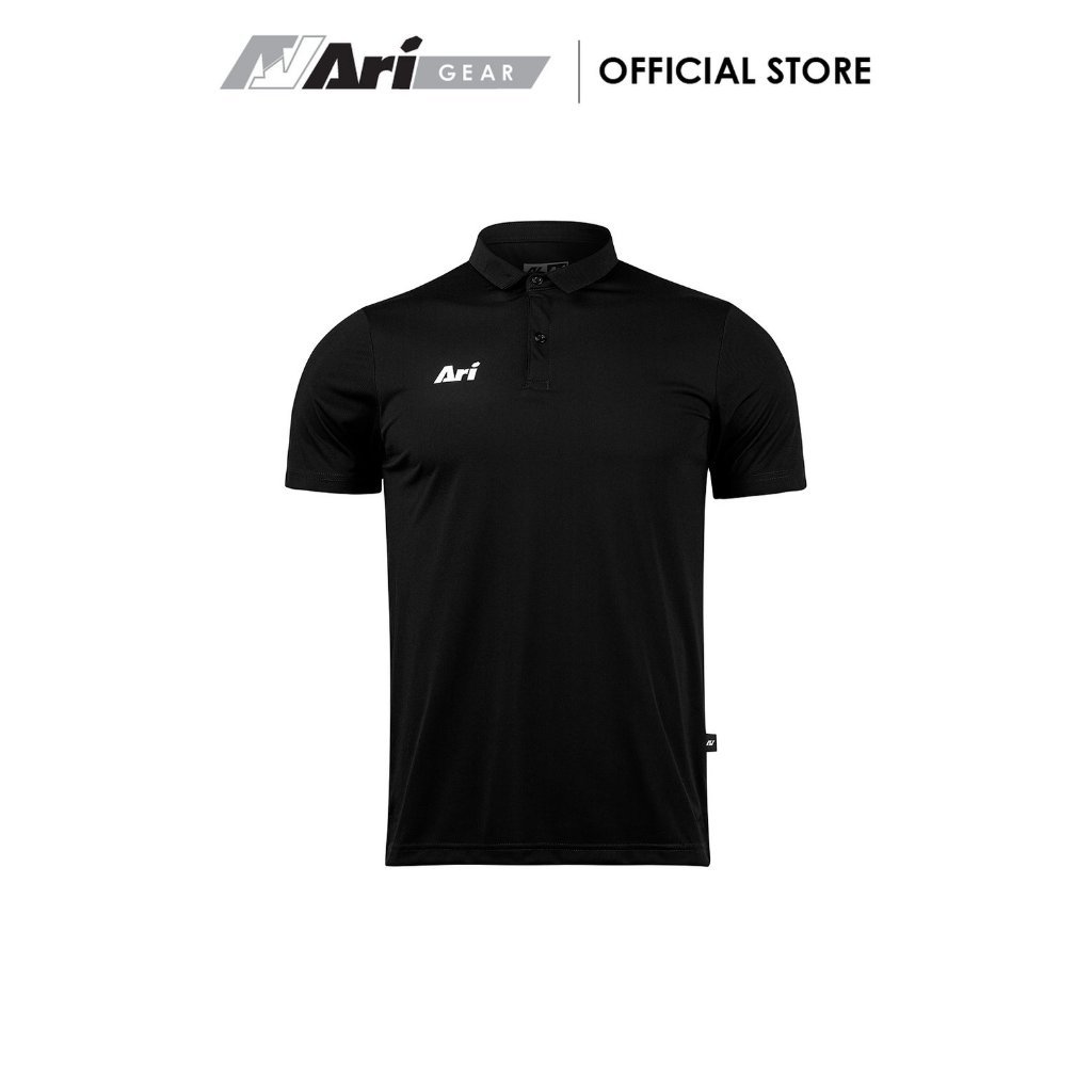 ARI CLASSIC BREATHABLE POLO - MIDNIGHT BLACK เสื้อโปโล อาริ CLASSIC BREATHABLE สีดำ M~3XL