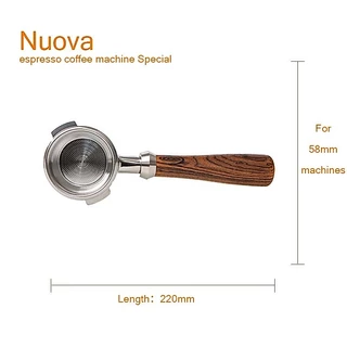 พร้อมส่ง｜Nuova Simonell Lacimbali ก้านชง ด้ามชงกาแฟ Bottomless portafilter อะไหล่เครื่องชงกาแฟ