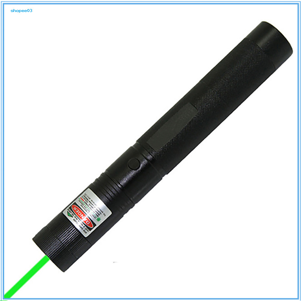 [Ky] Starry Head 303 สีเขียวปรับโฟกัส 532nm Lazer Beam Laser Pointer ชุดปากกา