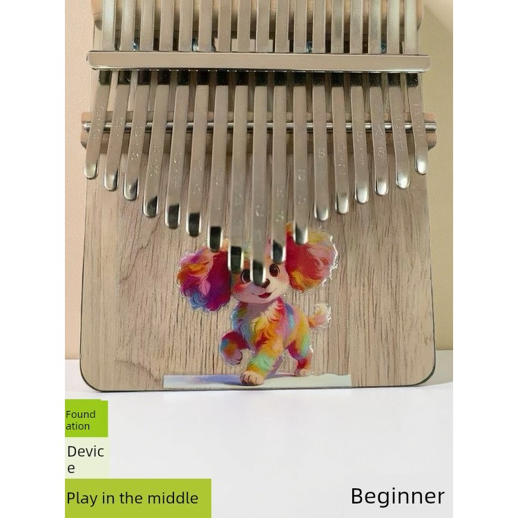 กล่องดนตรี คาลิมบ้า คาลิมบา 21-Tone Thumb เปียโน Kalimba เริ่มต้น 17-Tone สาวแบบพกพา Five-Finger Thu