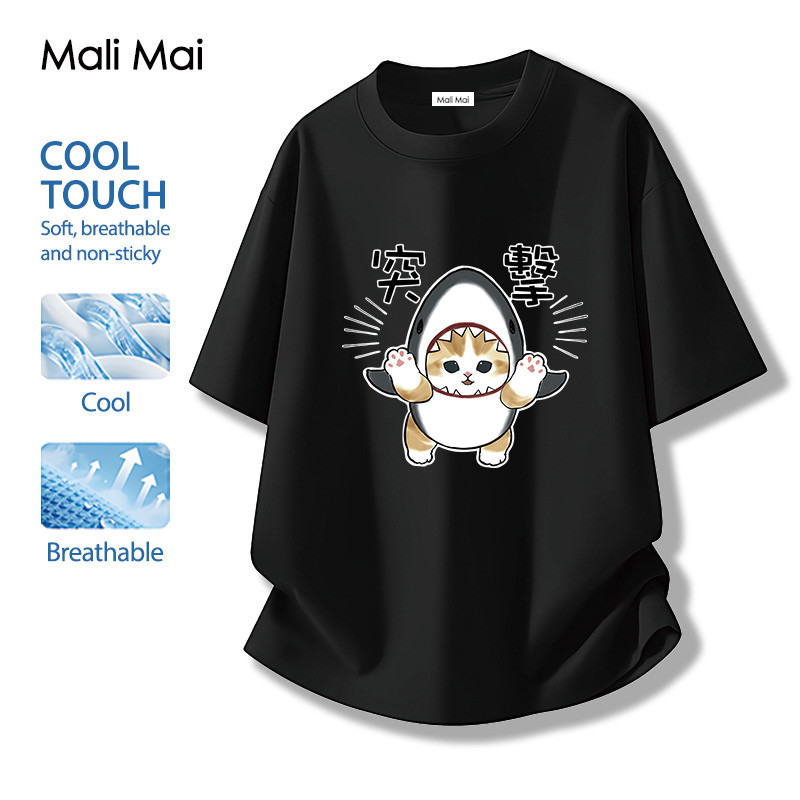 เสื้อยืดแขนสั้น ผ้าฝ้ายคุณภาพสูง ใส่สบาย ลายน่ารัก Mofusand เข้ากับทุกสไตล์ (ส่งเร็ว จัดส่งจากไทย)