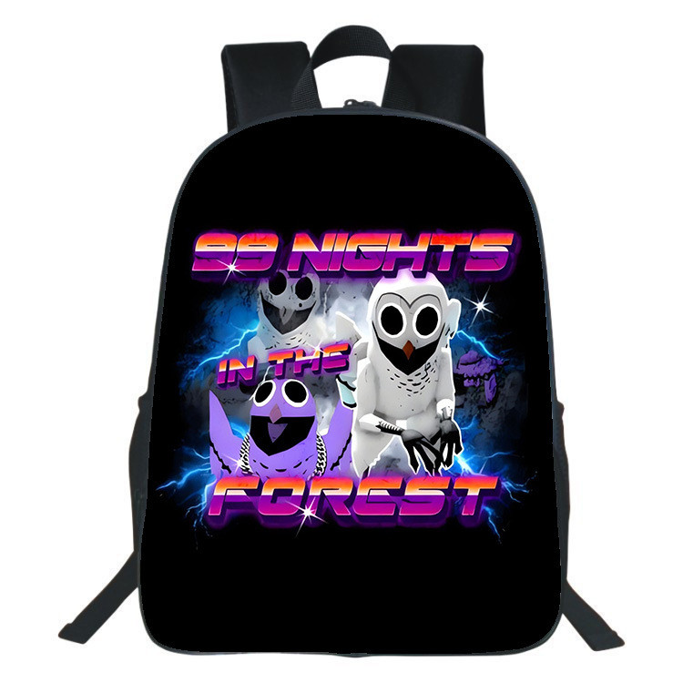 99 คืนในป่า Game Backpack Student 40cm School Bag