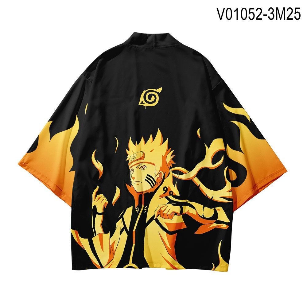 Naruto Series อะนิเมะ Uchiha Sasuke Susuke Naruto Kuo Naruto Haori เสื้อผู้ชายแจ็คเก็ต Joint 7.18