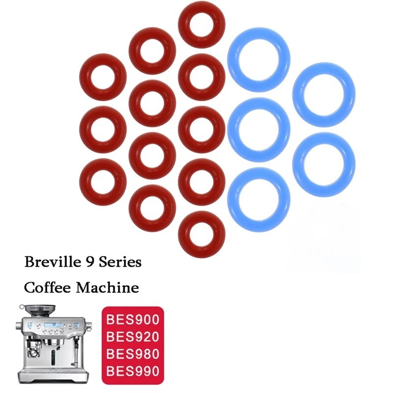 17 แพ็ค Breville O แหวนซีลชุดสําหรับ Breville Sage Dual Boiler BES900 BES920 BES980 BES990 เครื่องชง