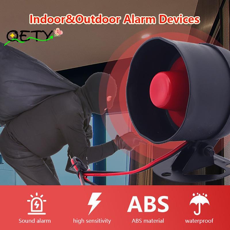 [qetyellow] WiFi Siren Alarm System Wireless Loud Sound Alert Siren Kit Smart Life Sirenpatible For 