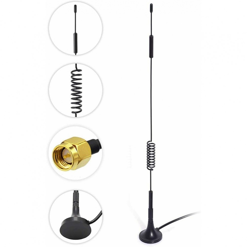 [TRENDING]Antenna+Adapter 5.8dBi 6dBi W/ 3 Meter Cable 10 Feet 915MHz Aerial Male-BEST PRICE