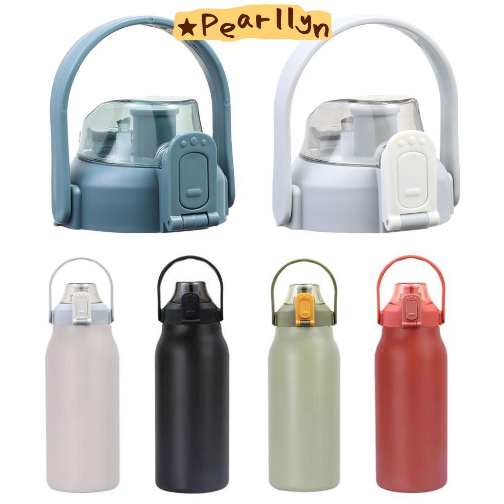 PEARLLYN 1 ชิ้น ฝาปิดขวด, ฝาปิดถ้วย Therms Tumbber, อุปกรณ์เสริมขวดสากลที่ทนทานพร้อมที่จับฝาถ้วยสําหรับ 1000/1200/1500/1800ml