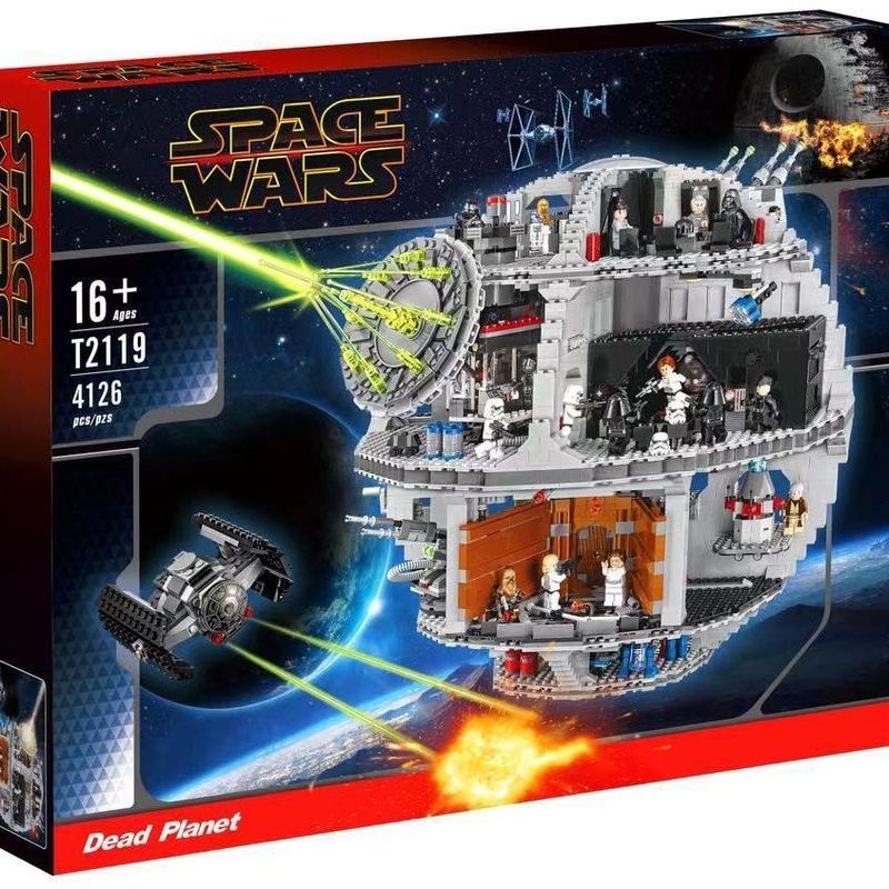 เข้ากันได้กับ เดธสตาร์ หมายเลข 3 75159 Star Wars Series Boys ความยากสูงประกอบของเล่นบล็อกตัวต่อ