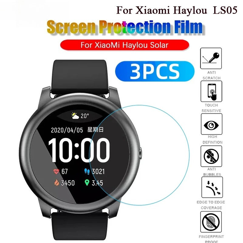 สําหรับ Haylou R8 LS16 Solar Plus RT3 LS10 RT2 3 ชิ้นป้องกันการระเบิดฟิล์มกระจกนิรภัยสําหรับ Haylou 