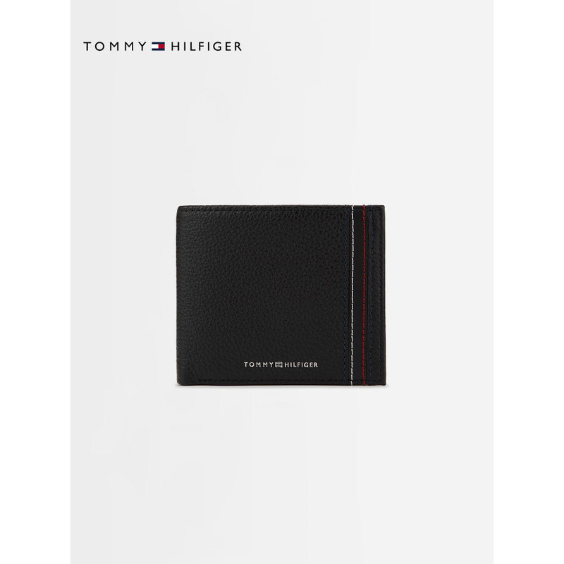 [ลายลิ้นจี่] Tommy26 ฤดูใบไม้ผลิฤดูร้อนสไตล์ใหม่หนังวัวผู้ชายธุรกิจ Casual ID Card Holder กระเป๋าสตา