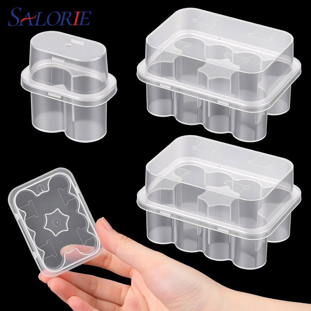Microtube กล่องเก็บ Stackable Vial Storage 3/5/7/10ml พลาสติก 2/10-Slot ตู้แช่แข็งกล่องหลอดตู้เย็น Organizer